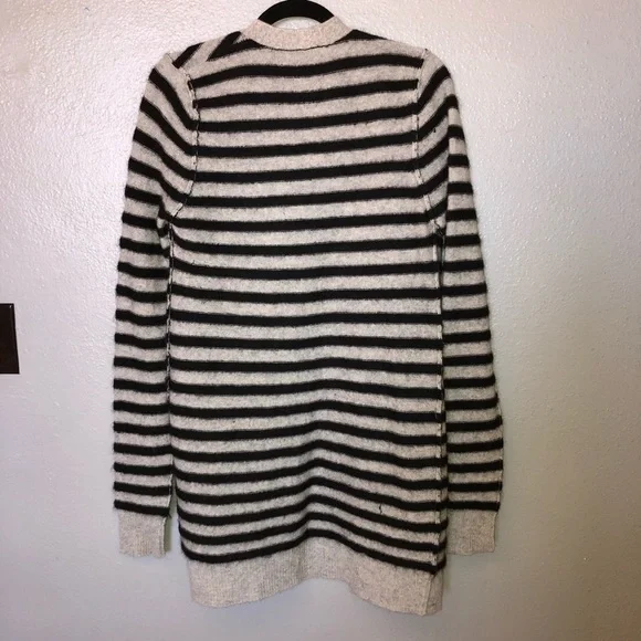 ALC Distressed Cashmere/Mohair Oversized Cardigan - Picture 3 of 9